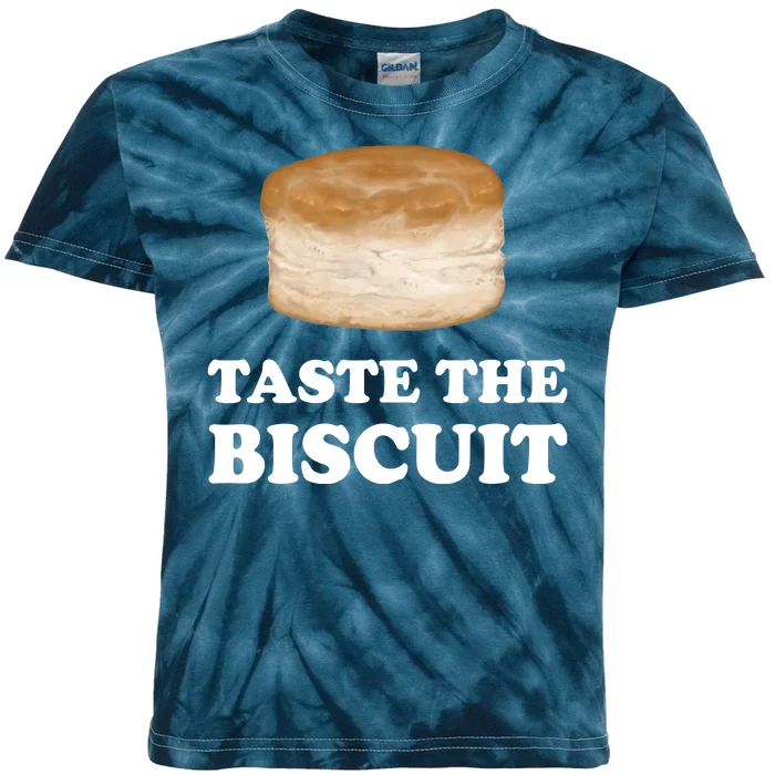 Taste The Biscuit Funny Meme Kids Tie-Dye T-Shirt