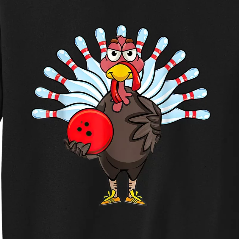 Thanksgiving Turkey Bowling Pin Matching Team Sweatshirt