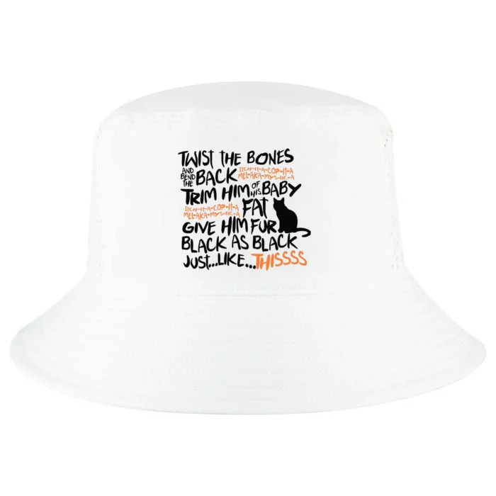 Twist The Bones And Bend The Back Cool Comfort Performance Bucket Hat