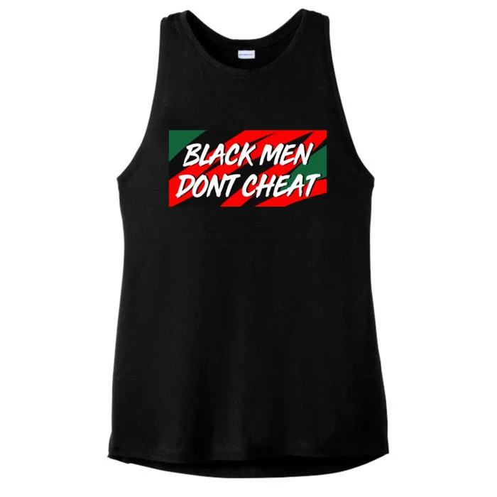 Tristan Thompson Black Man Dont Cheat Ladies Tri-Blend Wicking Tank