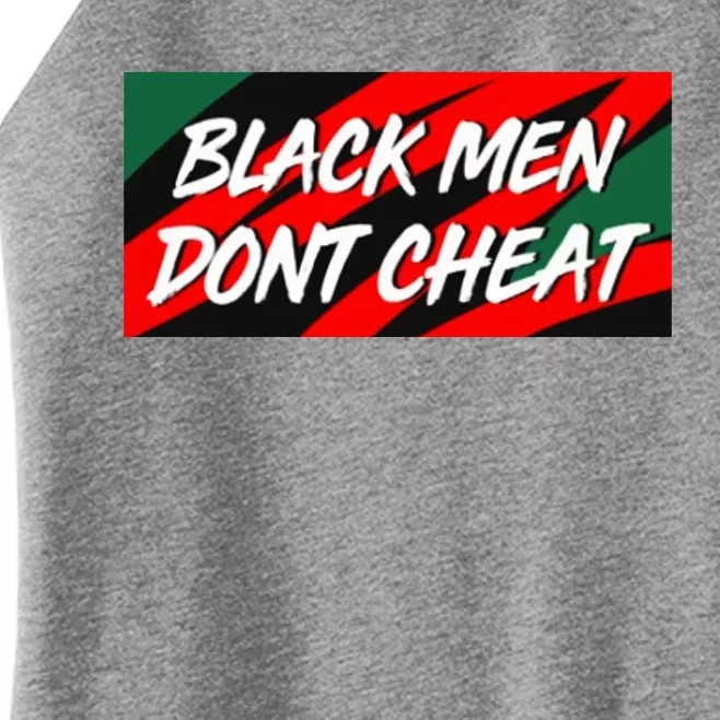 Tristan Thompson Black Man Dont Cheat Women’s Perfect Tri Rocker Tank