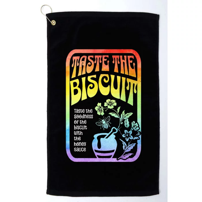 Taste The Biscuit Taste The Goodness Platinum Collection Golf Towel