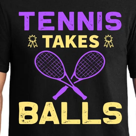 Tennis Takes Balls Pajama Set