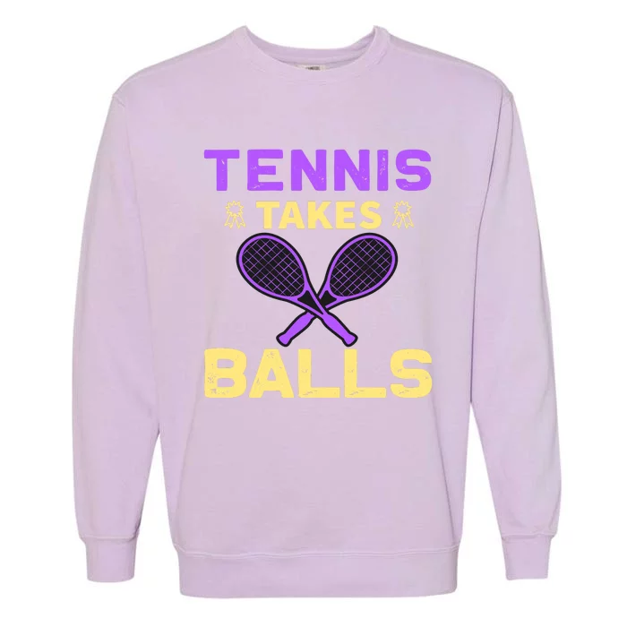 Tennis Takes Balls Garment-Dyed Sweatshirt