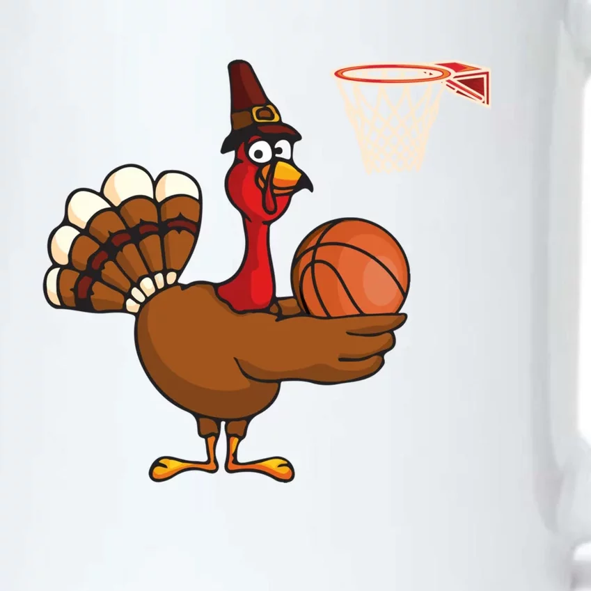 Thanksgiving Turkey Basketball Player Funny Boys Girls Cool Gift Black Color Changing Mug