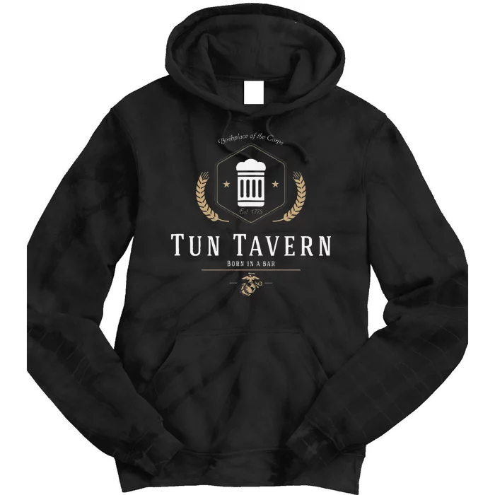 Tun Tavern Birthplace Of The Corps Tie Dye Hoodie