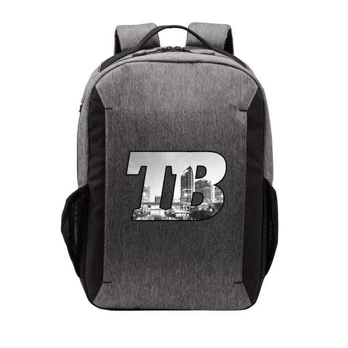 TB Tampa Bay City Skyline Of Tampa Bay Florida Vector Backpack