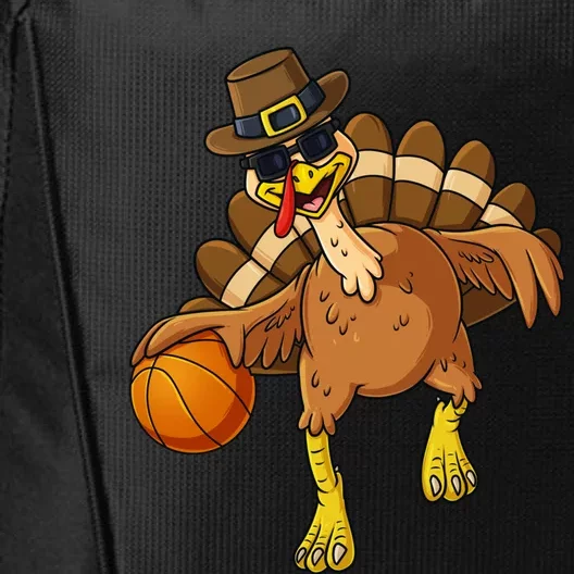 Thanksgiving Turkey Basketball Player Funny Boys Girls Gift City Backpack