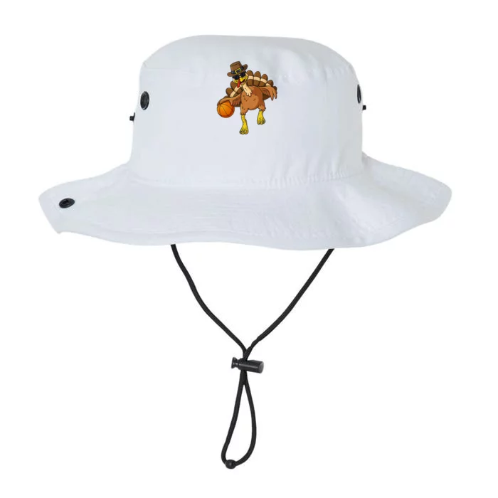 Thanksgiving Turkey Basketball Player Funny Boys Girls Gift Legacy Cool Fit Booney Bucket Hat