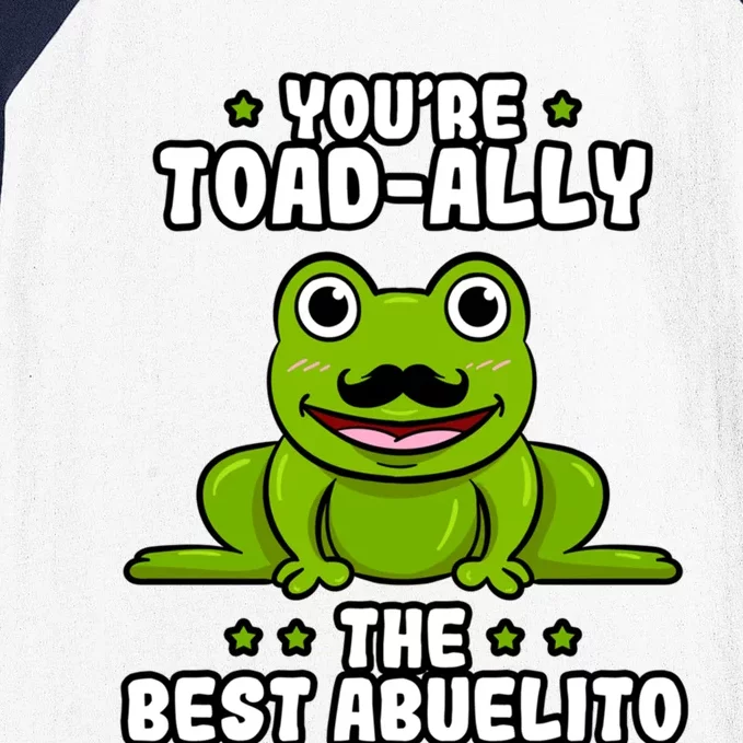 Toadgiftally The Best Abuelito Frog Lover Toad Grandfather Great Gift Baseball Sleeve Shirt