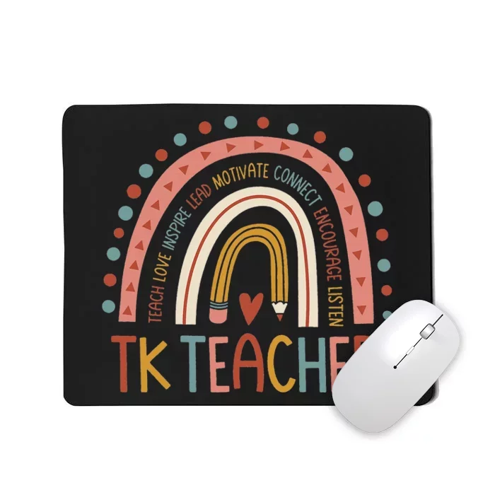 TK Teacher Back To School Teacher Mousepad