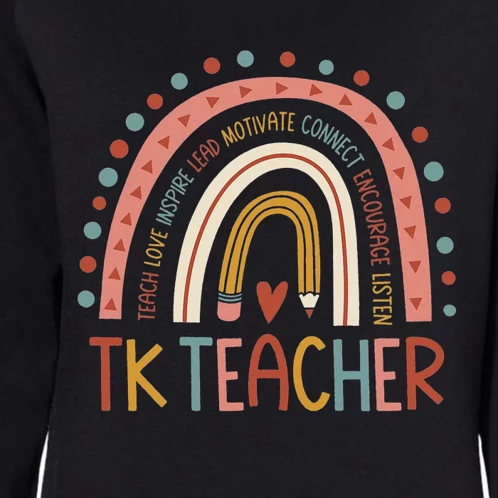 TK Teacher Back To School Teacher Womens California Wash Sweatshirt