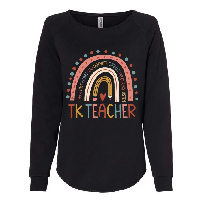 TK Teacher Back To School Teacher Womens California Wash Sweatshirt