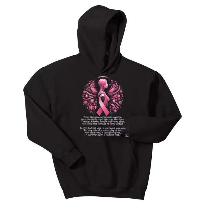 Tribute To Breast Cancer Survivors Kids Hoodie