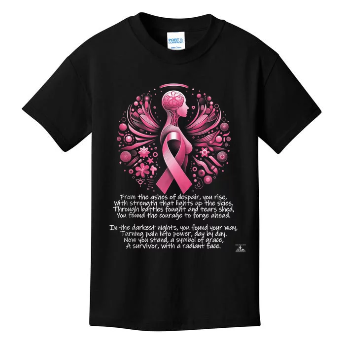 Tribute To Breast Cancer Survivors Kids T-Shirt