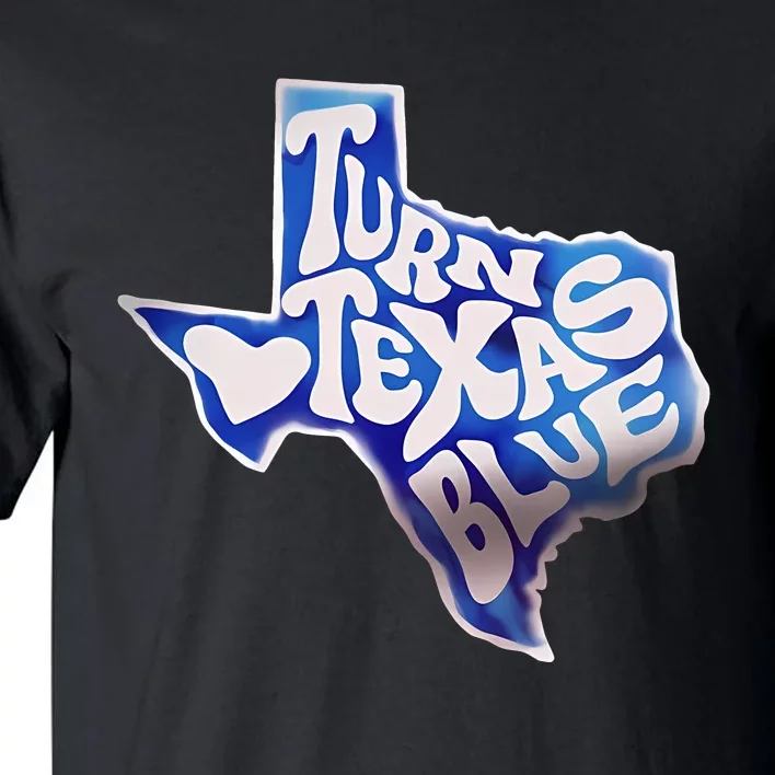 Turn Texas Blue Original Design Blue Wave Tall T-Shirt