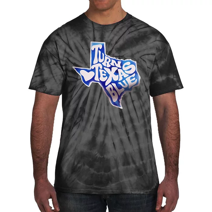 Turn Texas Blue Original Design Blue Wave Tie-Dye T-Shirt