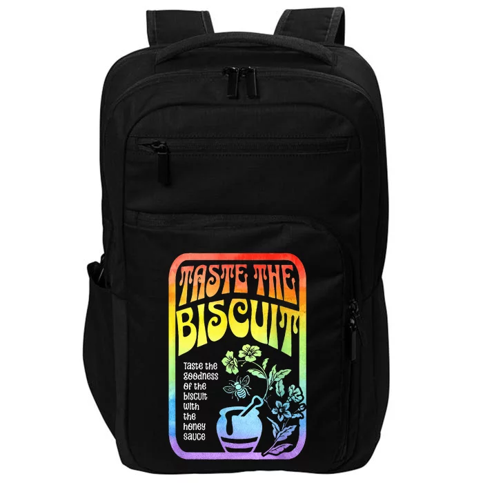 Taste The Biscuit Taste The Goodness Impact Tech Backpack