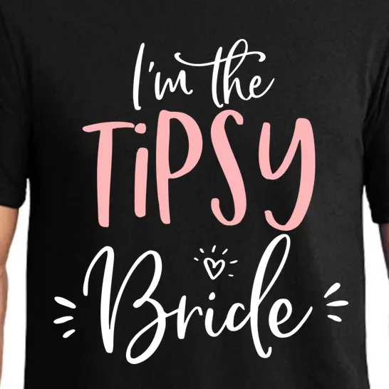 The Tipsy Bride Group Bridal Matching Bachelorette Party Gift Pajama Set