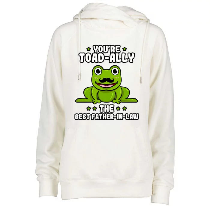 Toadgiftally The Best Fathergiftingiftlaw Frog Lover Daddygiftingiftlaw Cute Gif Womens Funnel Neck Pullover Hood