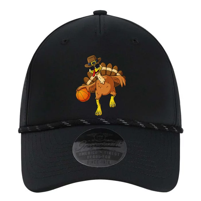 Thanksgiving Turkey Basketball Player Funny Gift Performance The Dyno Cap