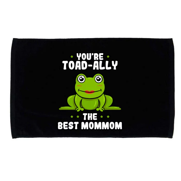 Toadgiftally The Best Mommom Frog Lover Toad Mother Great Gift Microfiber Hand Towel