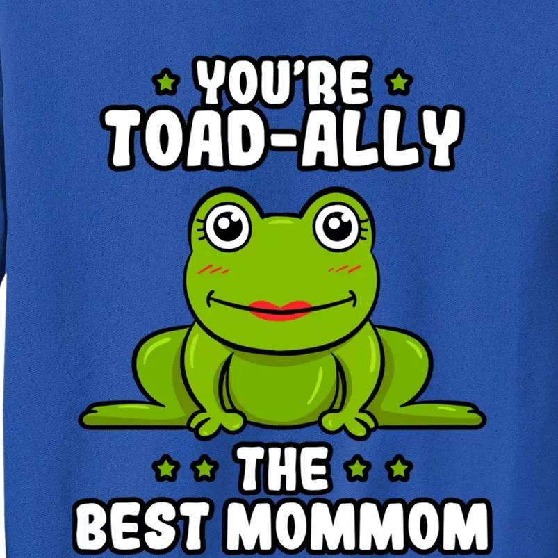 Toadgiftally The Best Mommom Frog Lover Toad Mother Great Gift Sweatshirt