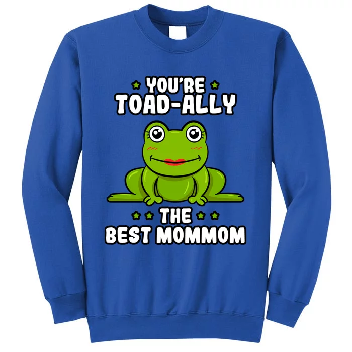 Toadgiftally The Best Mommom Frog Lover Toad Mother Great Gift Sweatshirt