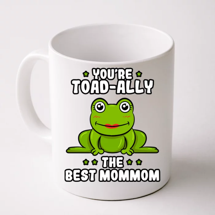 Toadgiftally The Best Mommom Frog Lover Toad Mother Great Gift Front & Back Coffee Mug