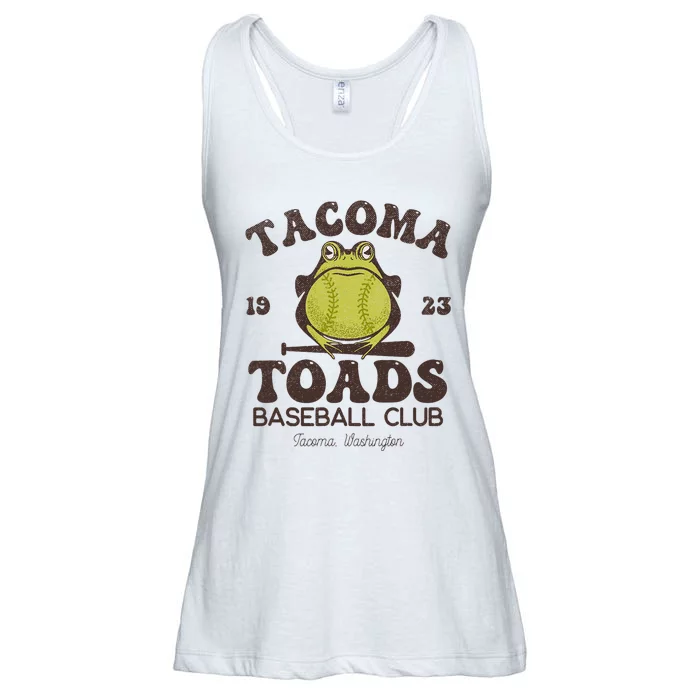 Tacoma Toads Baseball Retro Minor League Baseball Team Ladies Essential Flowy Tank