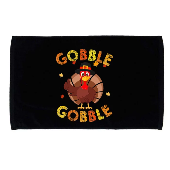 Thanksgiving Turkey Baby Outfit Adorable Gobble Gobble Microfiber Hand Towel