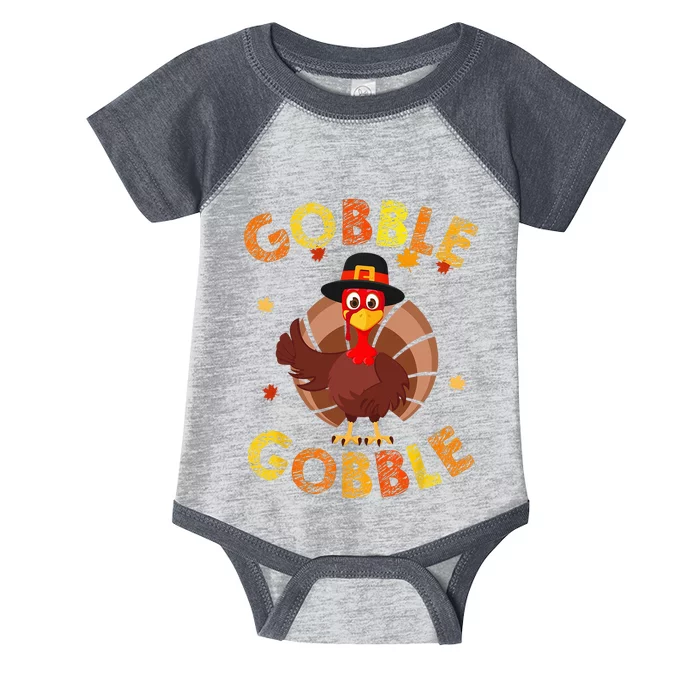 Thanksgiving Turkey Baby Outfit Adorable Gobble Gobble Infant Baby Jersey Bodysuit