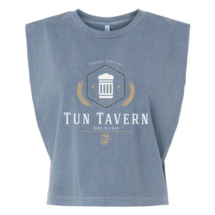 Tun Tavern Birthplace Of The Corps Garment-Dyed Women's Muscle Tee