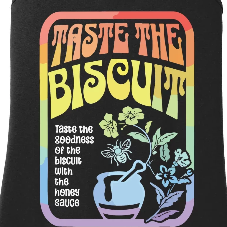 Taste The Biscuit Taste The Goodness Ladies Essential Tank