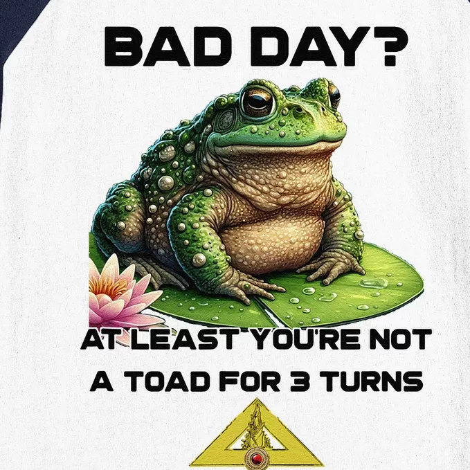 Talisman The Board Game Bad Day Toad For 3 Turns Baseball Sleeve Shirt