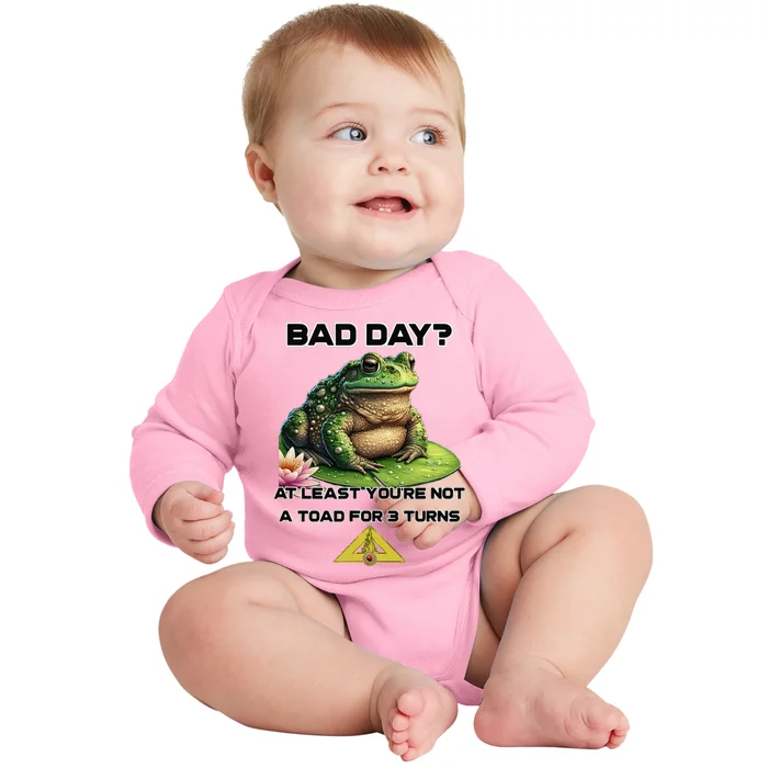 Talisman The Board Game Bad Day Toad For 3 Turns Baby Long Sleeve Bodysuit