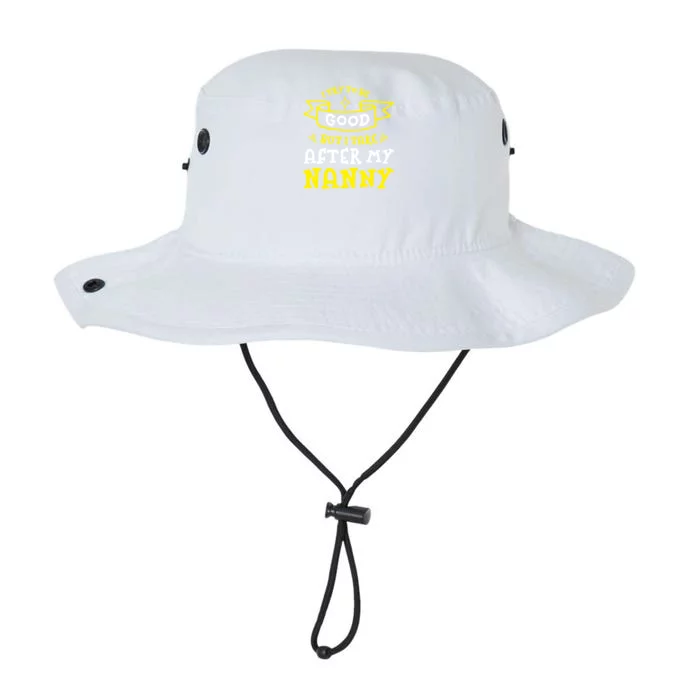 Try To Be Good But I Take After My Nanny Funny Mom Humor Gift Legacy Cool Fit Booney Bucket Hat