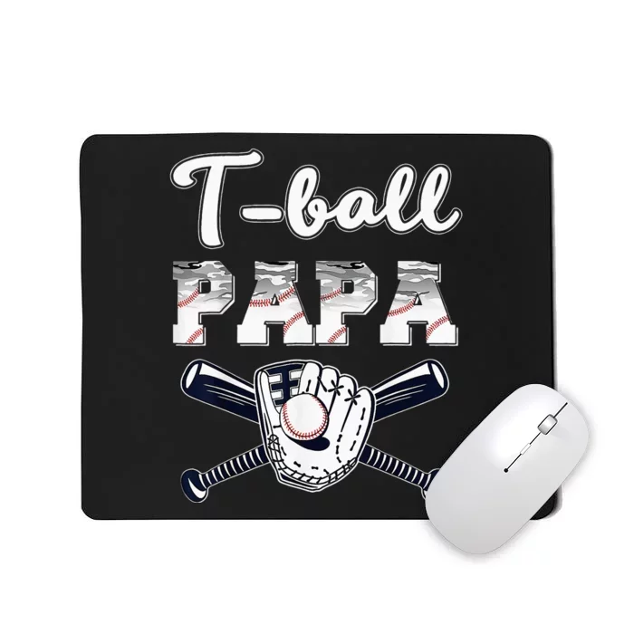 TBall Tee Ball Papa Baseball Dad gift Father's Day Mousepad