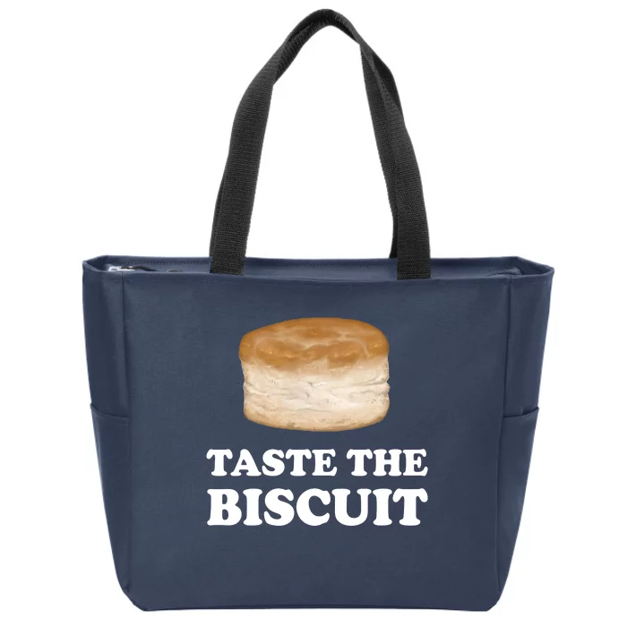 Taste The Biscuit Zip Tote Bag