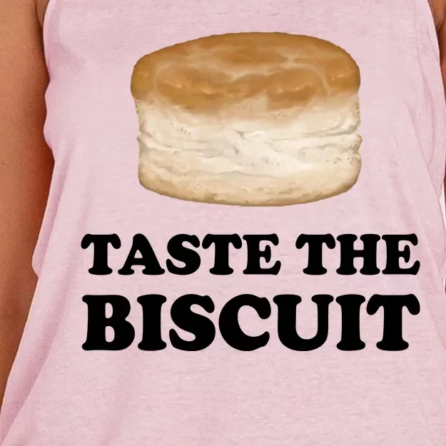 Taste The Biscuit Women's Knotted Racerback Tank