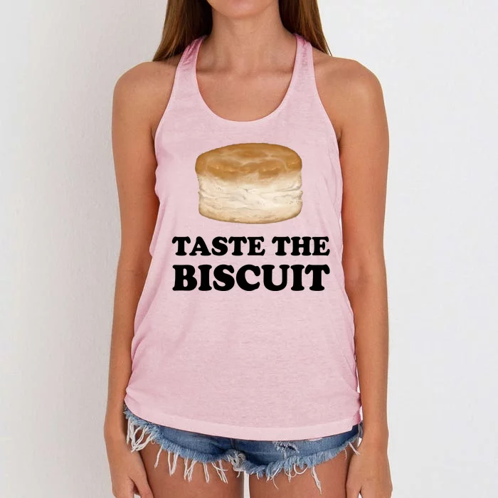 Taste The Biscuit Women's Knotted Racerback Tank