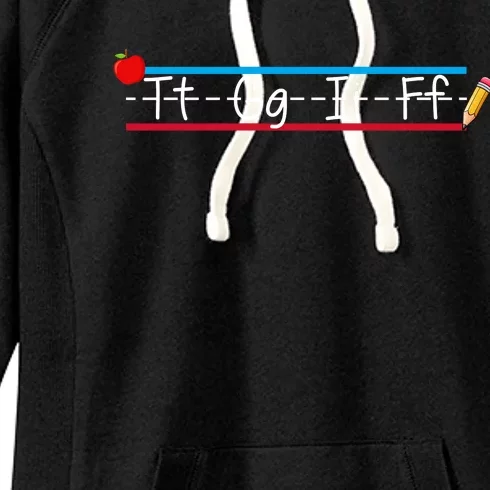 TGIF Teacher Back To School Women's Fleece Hoodie