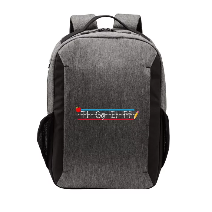 TGIF Teacher Back To School Vector Backpack