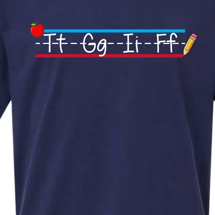 TGIF Teacher Back To School Sueded Cloud Jersey T-Shirt