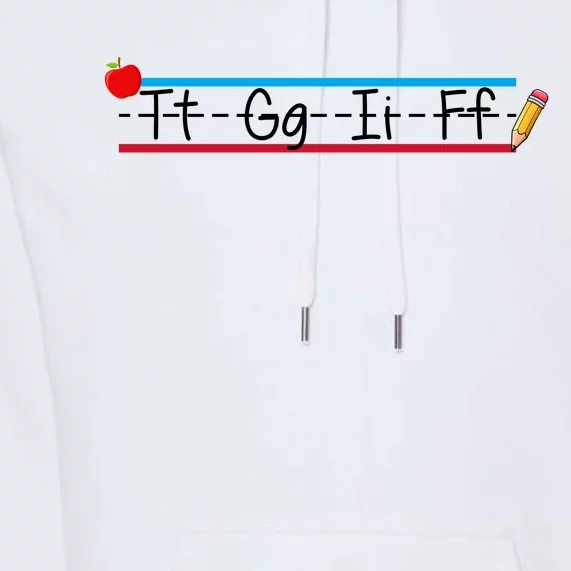 TGIF Teacher Back To School Premium Hoodie