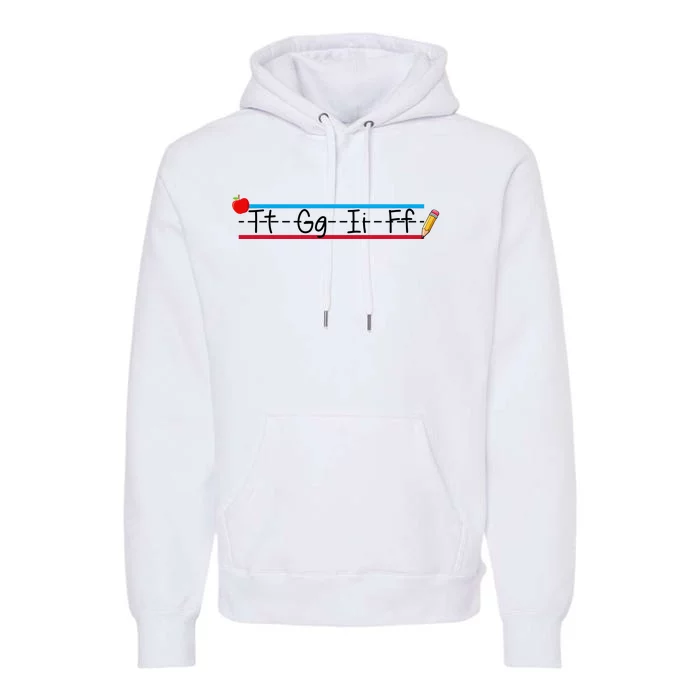 TGIF Teacher Back To School Premium Hoodie