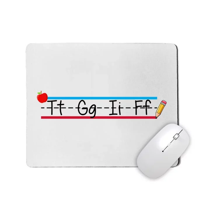 TGIF Teacher Back To School Mousepad