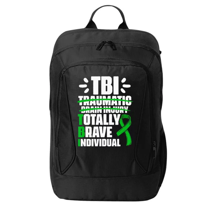 TBI Totally Brave Individual Traumatic Brain Injury Survivor City Backpack