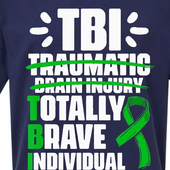 TBI Totally Brave Individual Traumatic Brain Injury Survivor Sueded Cloud Jersey T-Shirt