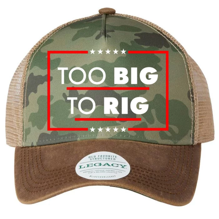 Trump Too Big To Rig Legacy Tie Dye Trucker Hat